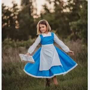 Only Little Once Belle Dress (Blue & White) | Size 10 | Great Condition